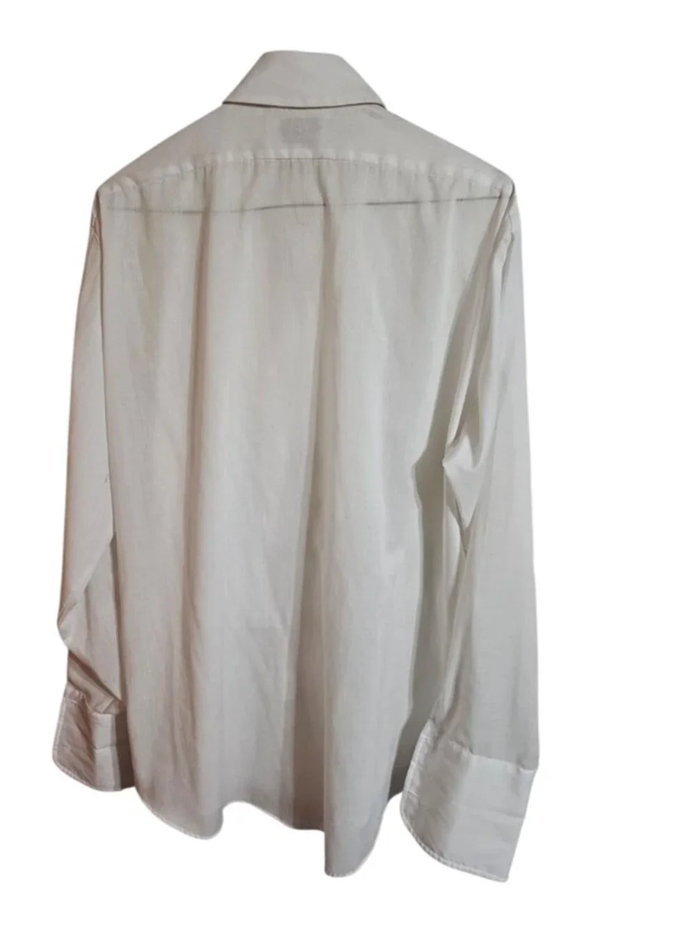 Vintage Mr. Witt Men Large White Tuxedo Shirt Pleated Front French Cuff USA Made - Picture 3 of 7